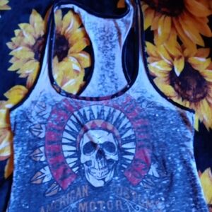 Affliction Black and White Graphic Tee SOLD